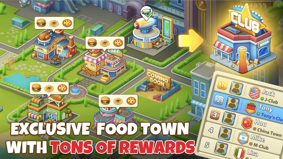 food town-bingo game